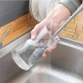 Silicone Bottle Cleaning Brush with Long Handler Kitchen Cleaning Tool For Baby Feeder Bottle Wash Baby Feeder cleaning brush, Bottle Cleaning. 