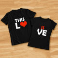 Couple T Shirts for Boyfriend and Girlfriend Love Short Sleeve Sweet Tee Shirt Femme 2021 Valentine's Day Tops Women Clothes.