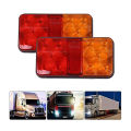 2Pcs 12V 10LED Waterproof Truck Trailer Truck Tail Light Indicator. 