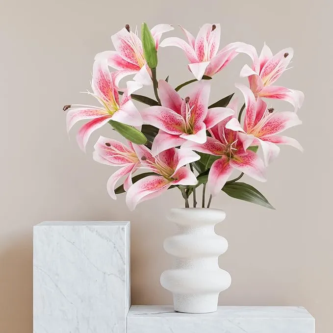 Artificial%20Lily%20Flower,%20Fake%20Lily%20Artificial%20Flower%20Wedding%20Party%20Decor%20Bouquet%20Home%20Hotel%20Office%20Garden%20Craft%20Art%20Decor%20Mother's%20Day%20Gifts%20for%20Her,%20Pink%20with%20out%20tob%20-%20Image%204