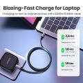 UGREEN USB C to USB C Cable 100W Fast Charge USB 2.0 Type C 5A Power Delivery Nylon Braided Charging Cord Compatible with MacBook Pro 2021 iPad Pro Samsung Galaxy S21 S20 Note 20 Dell XPS Pixel. 