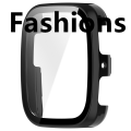 Fashions For Amazfit Active 2 Square Watch Shell With Tempered Glass Film Protective 2-in-1 PC Watch Cover Protection Decoration. 