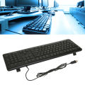 Ergonomic Keyboard, Large Bold Letters Plug and Play 104 Keys USB Wired Large Print Keyboard for Elderly for Desktop. 