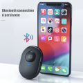 Mini Rechargeable Bluetooth-Compatible Wireless Remote Controller Button Self-timer Selfie Stick Shutter Release for IOS Android.