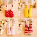 3D Winter Women Gift Thick Fluffy Velvet For Year Sock Fleece Christmas Coral Christmas Sockss.