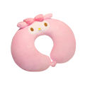 Cute Cartoon My Melody Cat Eyes u Type Pillow U Neck Pillow-Shaped Office Cervical Headrest Plane Travel Pillow. 