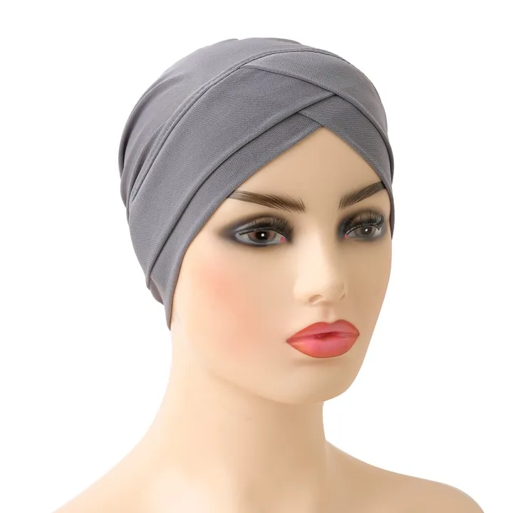 high%20quality%20criss%20cross%20muslim%20hijab%20inner%20hat%20underscarf%20pull%20on%20islamic%20scarf%20turban%20caps%20full%20headcover%20women%20headwrap%20-%20Image%202