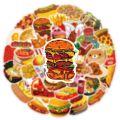 10/30/50pcs Delicious Food Drink Stickers Cute Cartoon Graffiti Decals DIY Phone Motorcycle Stationery Fridge Car Wall Sticker. 