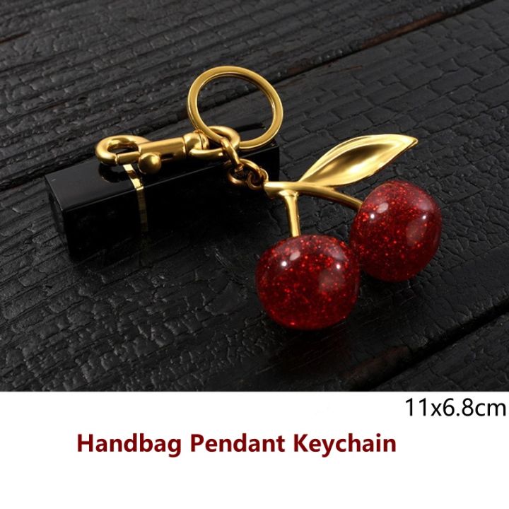 High-Grade%20Cherry%20Charm%20Elegant%20Exquisite%20Women'S%20Bag%20Accessory%20Trendy%20Individualized%20Keychain%20Pendant%20for%20Women%20Handbags%20Car%20-%20Image%205