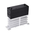 SSR Module, Flame Retardant ABS Aluminum Alloy 24-480VAC Output Solid State Relay Module Rust Proof 10A for Peripheral Interface Equipment.