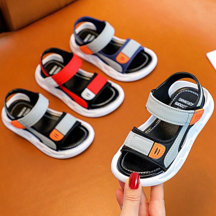 %EF%BC%88NEW%EF%BC%89Children's%20Baotou%20Sandals%20Korean%20of%20Non-slip%20Soft%20Bottom%20Small%20Medium%20and%20Big%20Boys%20Beach%20Shoes%20Baby%20Sandals%20-%20Image%202