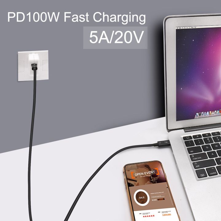 Real%20Thunderbolt%203%20cable%2040Gbps%20PD%20100W%20fast%20charging%20Certified%20Thunderbolt%203%20dock%20usb%20c%20cable%2020V%205A%205K%204K%20display%20TB3%20male%20-%20Image%207