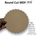 2mm Round Cut MDF Board Sheet Hardboard Sheets for Art and Crafts.
