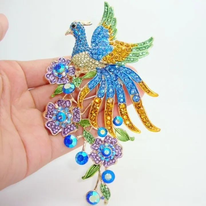 Rhinestones%20Peacock%20Brooches%20for%20Women%7C%7C's%20Luxury%20Clothing%20Accessories%20Elegant%20Banquet%20Wedding%20Jewelry%20Female%20Pin%20-%20Image%203