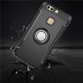 For Huawei P9 Plus Phone Case, Luxury Magnetic Armor Silicone Case Cover Metal Ring Hard Case  Casing. 