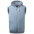 Men Summer USB Charg  Air Conditioning Clothing Fan Cooling Vest Cooling Srt Man Vest Outdoor Cooling-Q292 GY Suit. 