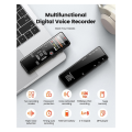 72GB Digital Voice Activated Recorder with Playback, Audio Recorder Device with Wireless Microphone,Noise Reduction.
