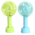Portable Handheld Mini Rechargeable Fan Desk Creative Student Hand Dream Fan 3 Speed 18650 Battery 5V Micro USB Charging Port for Home Office Outdoor Reading Table.