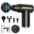 Mini Electric Massage Gun Portable Deep Tissue Massage Gun - Pain Relief USB Rechargeable Body Massager Message Gun Body Muscle Relief Massage Gun Fitness Portable Fascial Gun Deep Tissue Mini Massage Gun Message Gun Electric Message Gun.