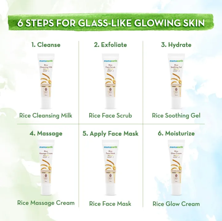 Mamaearth%20Rice%20Facial%20Kit%20With%20Rice%20Water%20&%20Niacinamide%20for%20Glass%20Skin%20-%2060%20g%20%7C%20Salon-Like%20Glowing%20Skin%20in%206%20Easy%20Steps%20%7C%20Improves%20Skin%20Texture%20%7C%20Instant%20Glow%20%7C%20Suitable%20for%20all%20skin%20types%20-%20Image%203