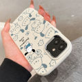 Jizetin for Redmi K40 Pro / Xiaomi Poco F3 / Mi 11x Back Cover Cute Cartoon Head Bright Lens Frame Candy Soft Rubber Phone Cases.