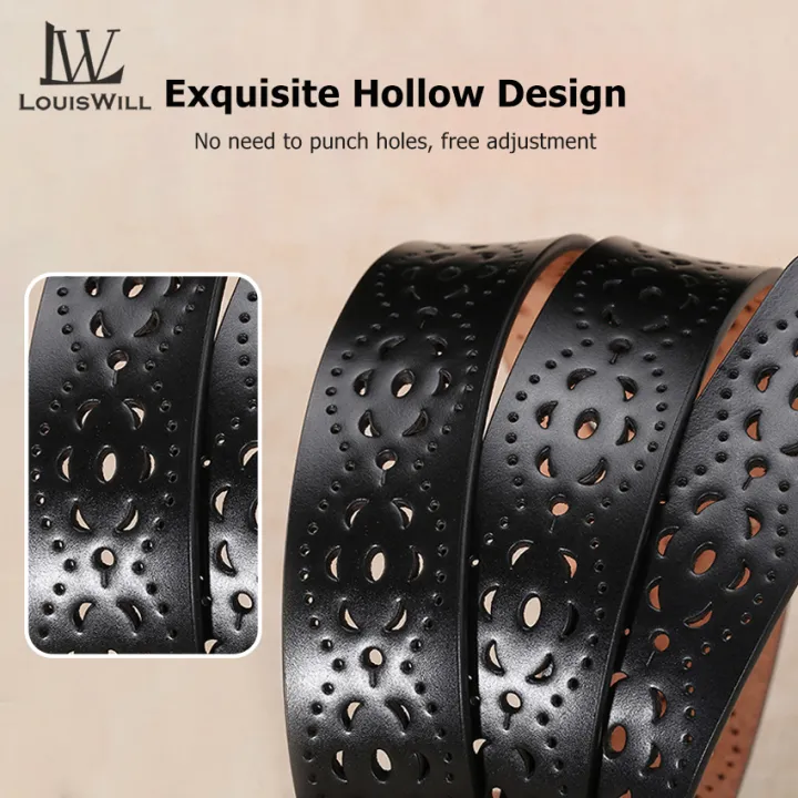 LouisWill%20Belt%20Women's%20Leather%20Belt%20Ladies%20Fashion%20Belt%20Women%20Hollow%20Belt%20Women's%20All-Match%20Belt%20Casual%20Thin%20Waist%20Belt%20-%20Image%203