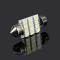 White LED Car Bulb 31mm Festoon 12 SMD Dome Map Interior Light Lamp DE3175. 