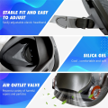 1 Set Full Mask Dust-Proof Respirator Nuclear Mask with Filters Protection Dust Mask for Painting Protection. 