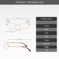 Classic Progressive Reading Glasses Men Women Bifocal 4 In 1 Folding Eyewear Collapsible Anti-blue Light Eyeglasses with Box.