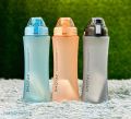 660ml BPA-Free Frosted SHOTAY Water Bottle – Leak-Proof Flip Cap & Sipper | Reusable & Unbreakable Bottle for Office, Gym, School & Outdoor Use (Blue, Green, Pink, Ash).