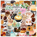 ❉ I Need More Coffee Series 02 Stickers ❉ 50Pcs/Set DIY Fashion Luggage Laptop Skateboard Doodle Decals Stickers. 