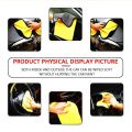 30X30 cm Car Bike Wash Double Layer Ultra Soft Scratch Proof Microfiber Towel. 