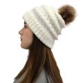 Men Women Winter Fluff Crochet Hat Wool Knit Warm Caps.