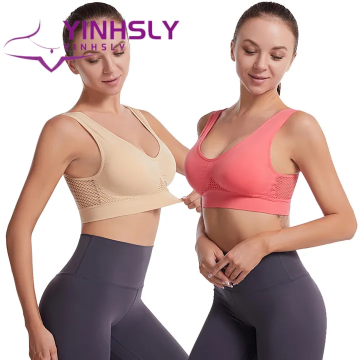 Sports%20Bra%20Shockproof%20Seamless%20Gather%20Mesh%20Back%20Fitness%20Bra%20-%20Image%207