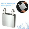 Water Cooling Block 40x40mm Aluminum For TEC Peltier Plate. 