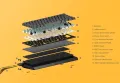 Wooting 60he Magnetic Switch Mechanical Keyboards Low Delay Full Dynamic Simulation Level Gaming Keyboard PC Esports Custom. 