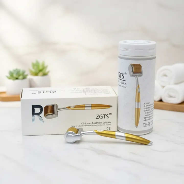 ZGTS%20Derma%20Roller%200.5mm%20-%20192%20Titanium%20for%20Skin%20Hair%20And%20Beard%20Growth%20-%20Image%202