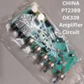 CHINA PT2399 OK339 Amplifier Circuit OK339 Digital Karaoke Amplifiers DC 12-15V 3A Low Noise Filter Circuit Module PT2399 Amplifier Circuit Adapters. 