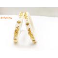 Exclusive White Shakha Pola Bangles for Women  Plastic With CityGold Work, Party . Wedding , Anniversary , Durga Puja & All Time Use Shakha Bangles. Model: S501.. 