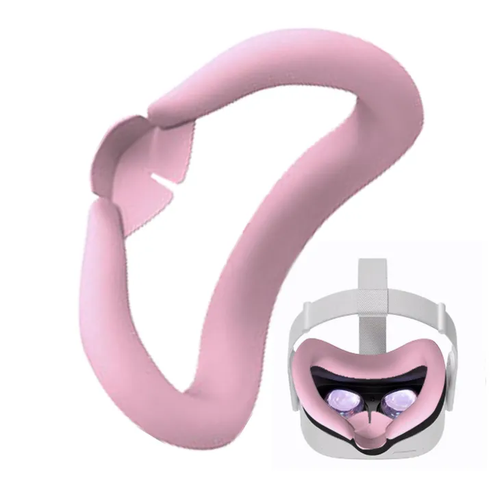 VR%20Face%20Cover%20Sweat-Proof%20Silicone%20Cushion%20VR%20Accessories%20Lightproof%20Anti-Leakage%20Face%20Cover%20Compatible%20For%C2%A0Meta%20Quest%203%20VR%20Gaming%20Headsets%20-%20Image%202