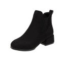 Bootie women's autumn winter fashion martin boots women's low heel flat short boots cotton boots women's single boots. 