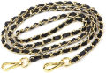 Purse Chain Strap Crossbody Bag Chains Strap Handbag Chain Replacement Leather Shoulder Bag Chain Straps 46.5" Bag DIY Accessory. 
