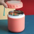 Large Hot Soup Thermos 500ml Thermos Cup Leak Proof Insulated Food Jar For Students Office Workers Campers. 