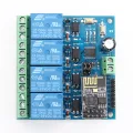 5V ESP8266 ESP-01 4 Channel Wifi Relay Module Remote Control Switch For Smart Home IOT Transmission Phone APP Controller. 