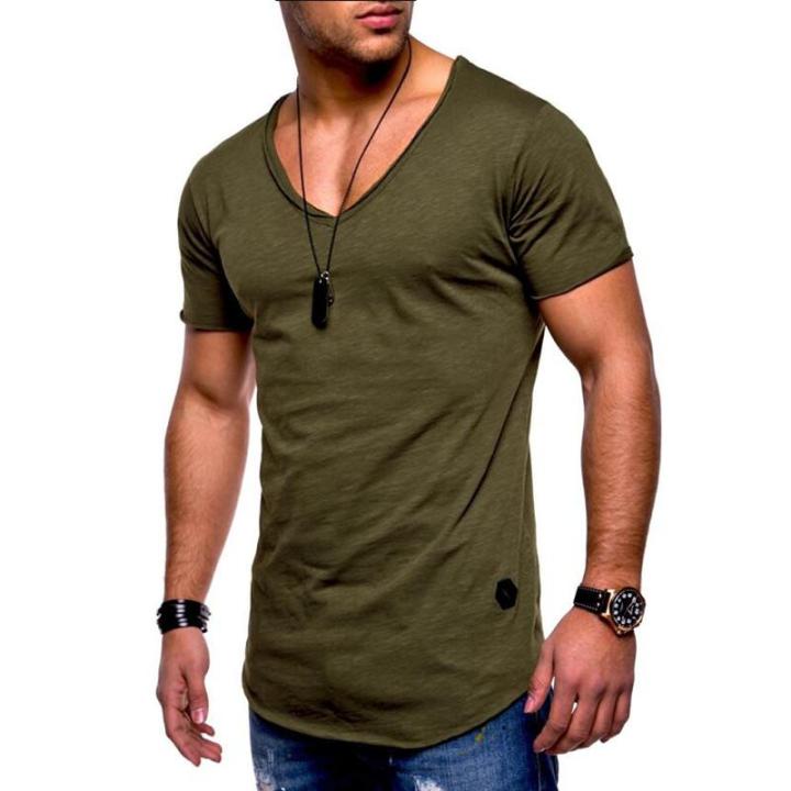 Men's%20Tops%20Tees%20Arrived%20Deep%20V%20neck%20short%20sleeve%20men%20t%20shirt%20Slim%20Fit%20t-shirt%20men%20Skinny%20casual%20summer%20tshirt%20camisetas%20size%203XL%20-%20Image%206