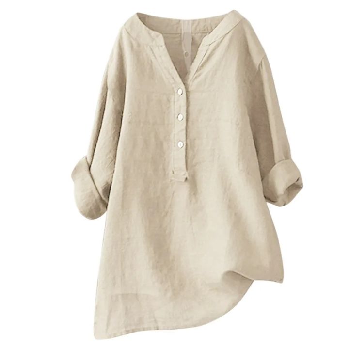 Women%20Long%20Sleeved%20Oversize%20Blouse%20Vintage%20Loose%20Bulses%20-%20Image%208