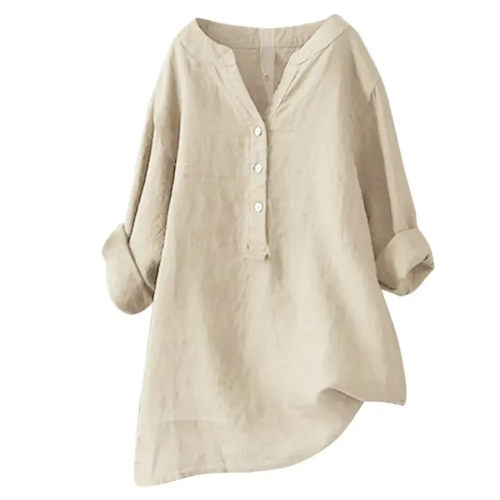 Women%20Long%20Sleeved%20Oversize%20Blouse%20Vintage%20Loose%20Bulses%20-%20Image%208