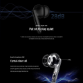 QCY T13 ANC 2 TWS Earphones 2nd Generation 4 Mic 28dB ANC Up to 30 hours Playtime with ANC off BT 5.3 68ms Gaming Mode IPX5 Waterproof 10mm Dynamic Driver Wireless Bluetooth Earbuds. 