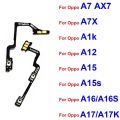 For OPPO A17 A17K A16 A16S A15 A15S A12 A7 A1K On OFF Power Volume Switch Side Key Flex Ribbon Power Volume Button Flex Cable.