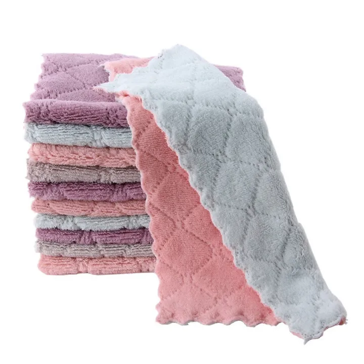 3Pcs%20Kids%20Absorbent%20Microfiber%20Fiber%20Small%20Square%20Hand%20Towel%20-%2016*26Cm%20-%20Image%206